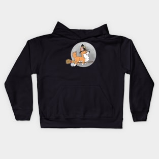 Witch Corgi Kids Hoodie